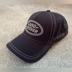Land Rover Baseball Cap. Adjustable, Navy Blue with Gray accents. Like new!